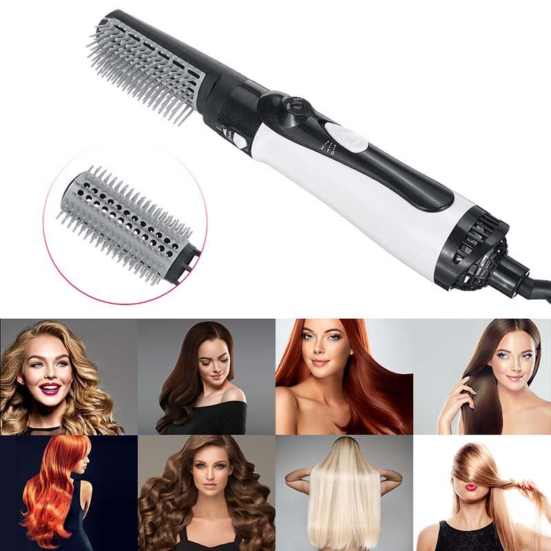 One Step Hair Dryer And Volumizer Air Brush 000W Hair Blow Dryer Hair Curler Comb Air Brush Straightener Styling Tools