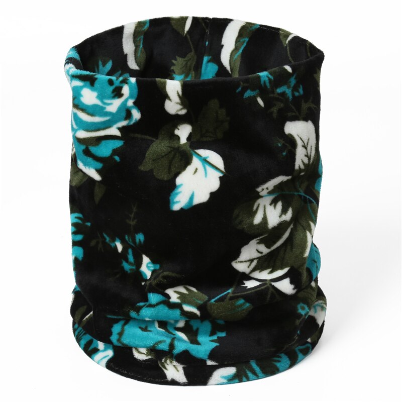 Women Scarf Set Lady Hat Winter Warm Soft Elasticity Neck Rings Scarves Headgear female foulard headscarf: S19