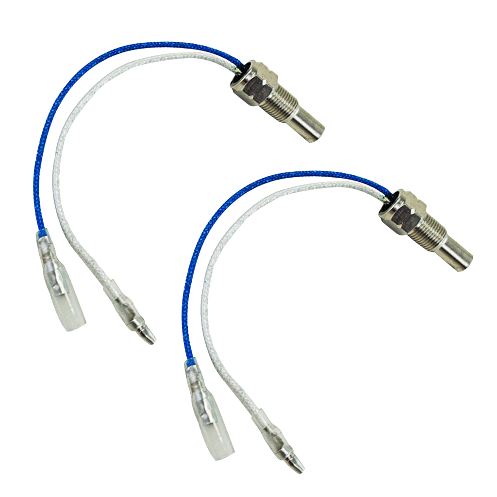 2 Stuks Auto 1/8 Npt Olie Water Temperatuur Temp Gauge Corrosiebestendigheid 2 Draad Sensor Auto Vervangende Onderdelen