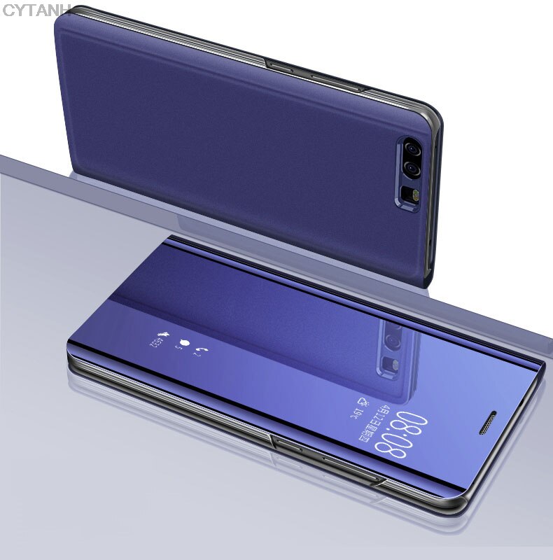 Voor Xiaomi 11T Pro Beugel Shockproof Shell Cover Xiami 11Tpro Mi11t T11 Pro Boek Flip Smart Slaap Spiegel cytanh Case Fundas: For Xiaomi 11T Pro / Purpleblue