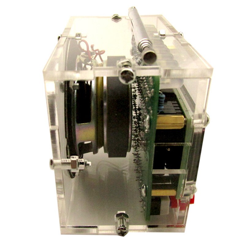 Afgewerkte radio-elektronische kit 51 single-chip fm digitale geluidsmachine, niveau-indicator kan afzonderlijk worden bediend