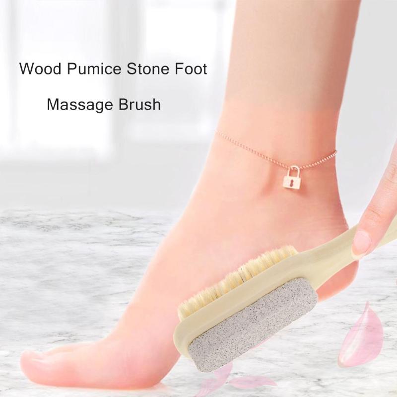 Coffret Bien-être 4 Pièces : éponge Massage, Fleur, Pierre Ponce, Brosse Pieds - Neuf