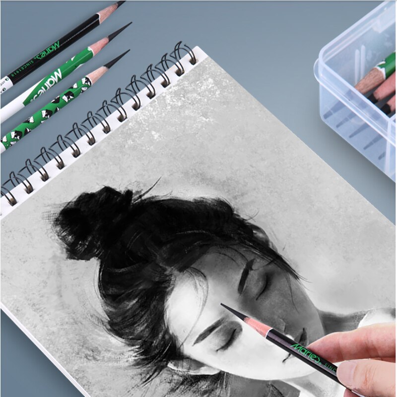 Marley Charcoal Sketch Painting Charcoal Art Student Sketch Soft Medium Hard Set Art Supplies sketching pencils