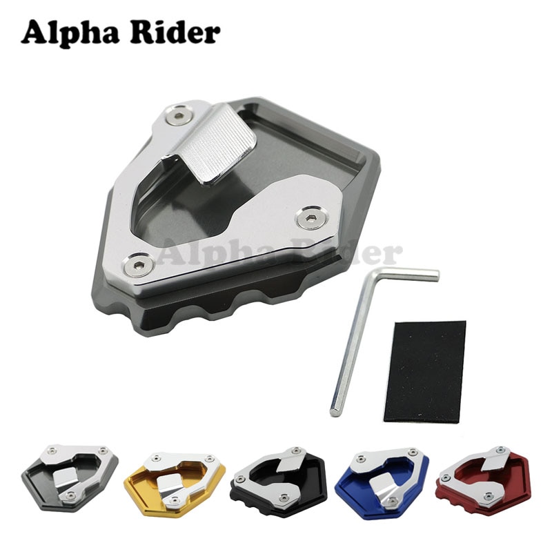 5 Colors For Honda African Twin CRF1000L Kickstand Side Stand Extension Base Plate Pad Foot Support Enlarger