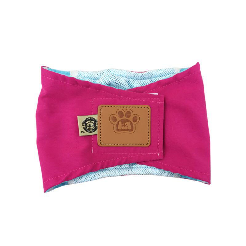 4 färg bra stor hundblöja sanitära fysiologiska byxor s-xl tvättbara shorts trosor mens underkläder trosor husdjur: Rosa / S