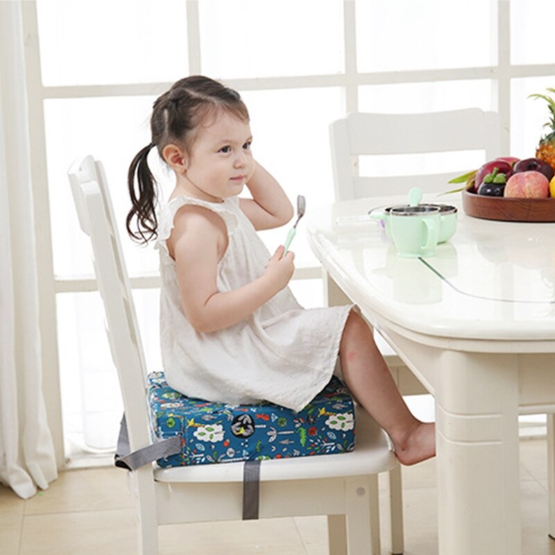 Vierkante stoelverhoger eetkamerstoel wasbaar dik kussen voor kinderen baby dxad
