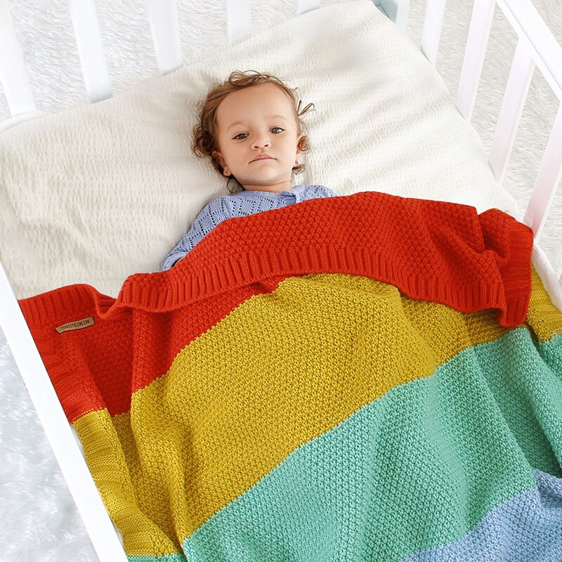 Nyfödd baby linda filtar stickade småbarn spädbarn bebis linda barn kasta barnvagn spjälsäng filtar bebis filtar nyfödd