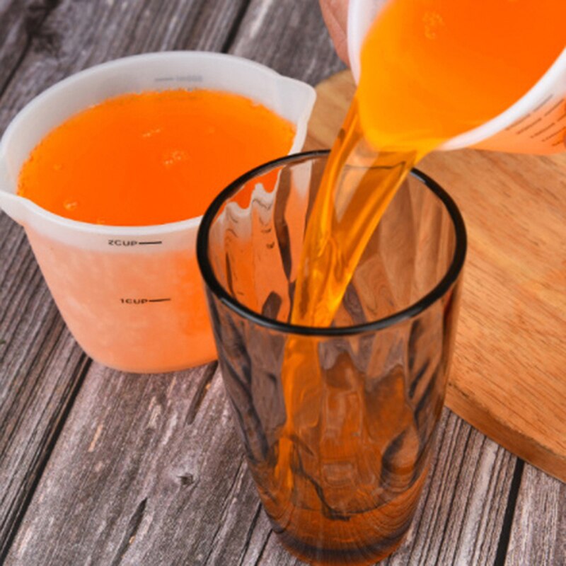 Herbruikbare Siliconen Maatbekers 500Ml &amp; 250Ml Hars Mengen Cups Epoxy Casting Mallen Acryl Verf Gieten Cups