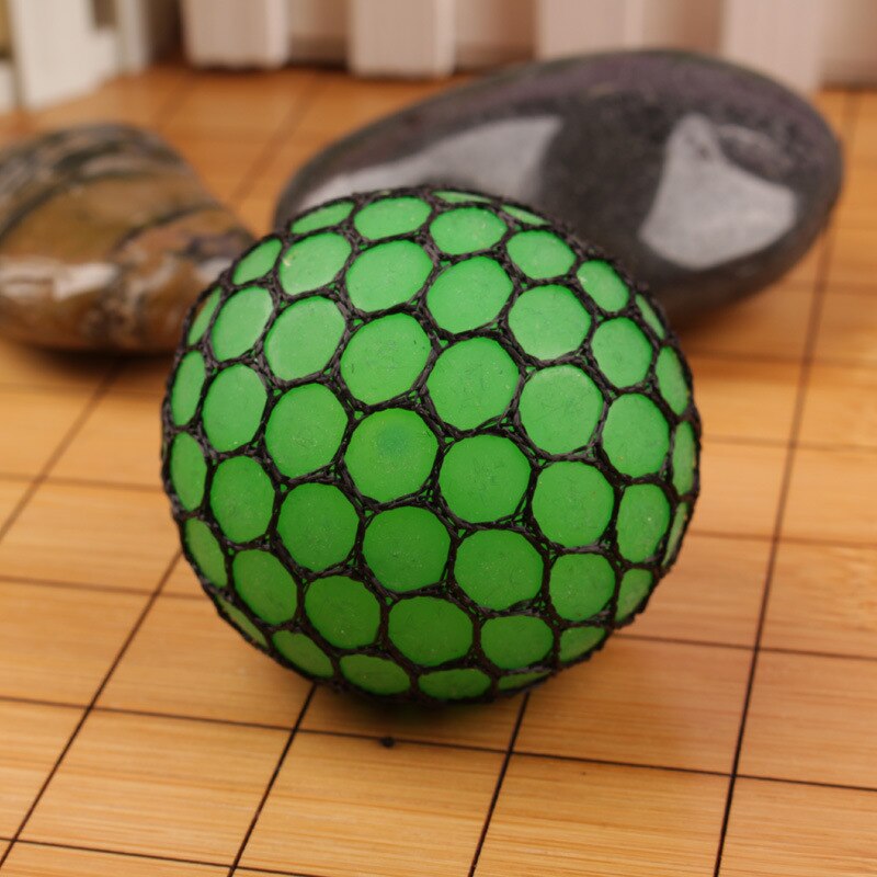 1Pc Decompressie Speelgoed Hand Squeeze Release Druk Kristal Druif Rubber Volwassen Werk Kleurrijke Bal Kinderen Creatieve Zachte Speelgoed 6cm: G