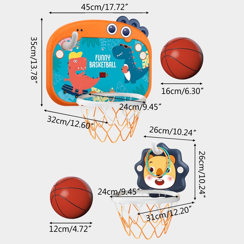 Mini Basketbal Hoepel Basketbal Stand Indoor Spel Met Opgeblazen Mand Bal &amp; Pomp Interactieve Speelgoed Speeltoestel Voor Peuter G2AE