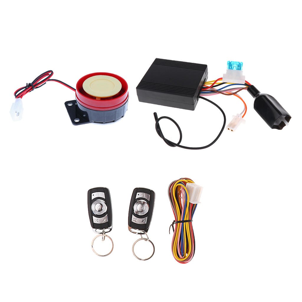 Motorcycles Scooter ATV Anti-theft Alarm System Remote Control Engine Start