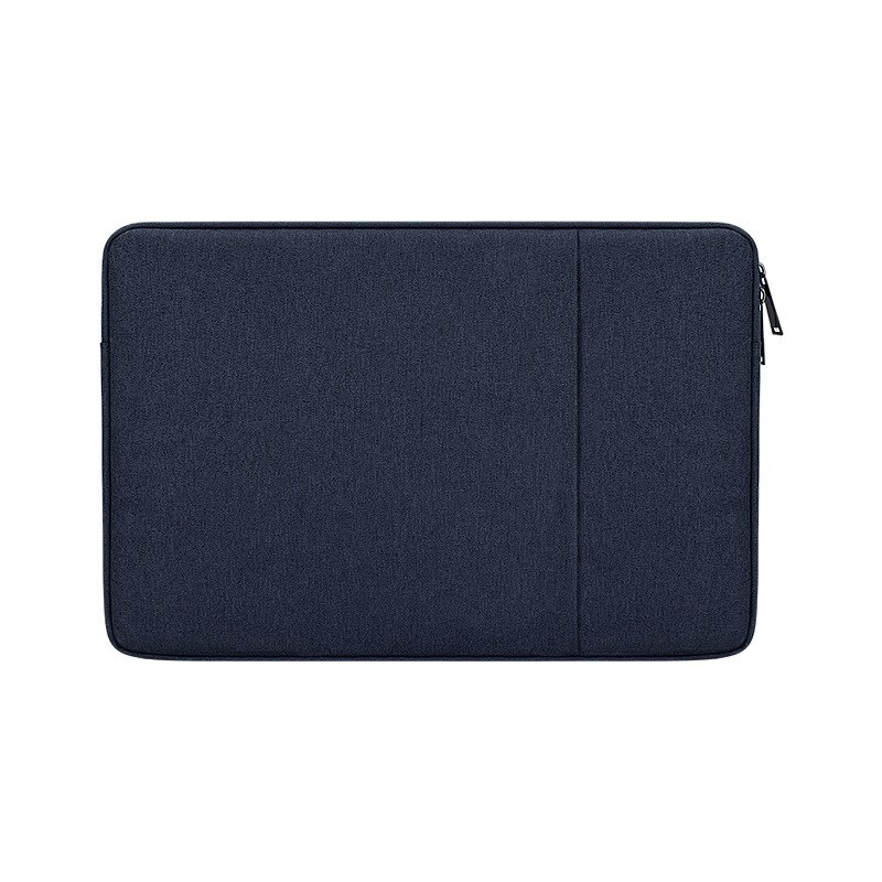 Laptop Sleeve Bag with Pocket for MacBook Air Pro Ratina 11.6/13.3/15.6 inch 11/12/13/14/15 inch Notebook Case Cover for Dell HP: navy / 14.1 inch