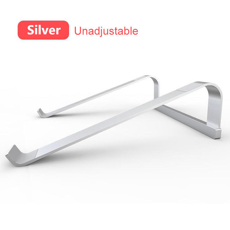 Laptopständer für macbook pro notebookständer faltbare tablet-ständerhalterung aus aluminiumlegierung laptophalter für notebookkühlung: Silber normal