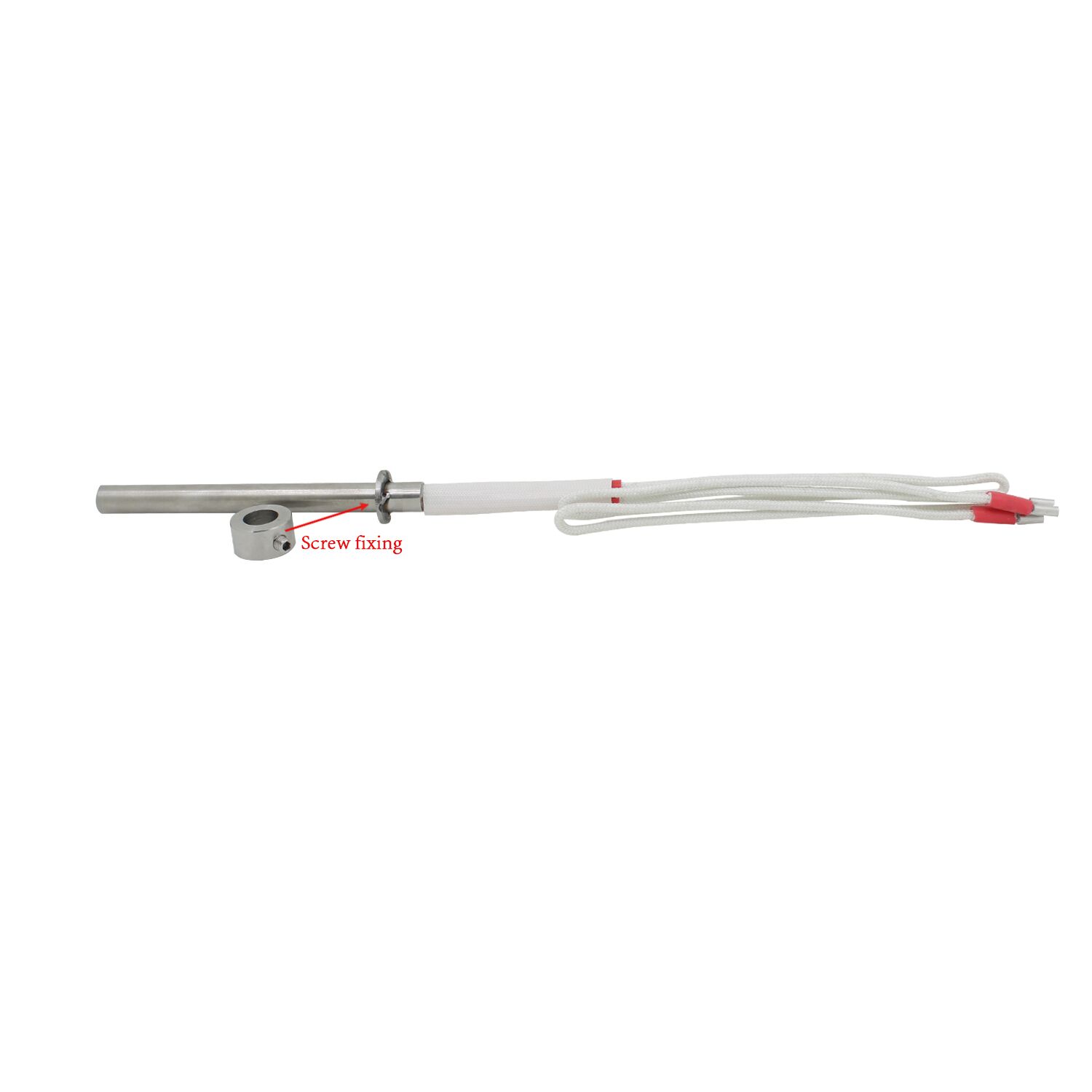 Tändelement för pelletsspis med skruv 220v 300w diameter 9.5mm pelletsantändning 140 150 160 170 180mm