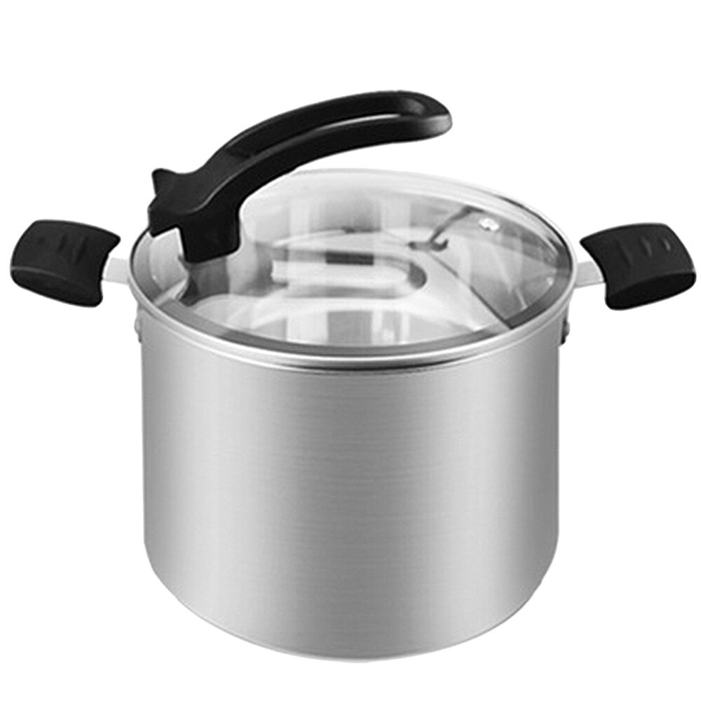 Stainless Steel Cooking Pot Multi-function Health Stew Pot Instant Noodle Pot Two Handle Soup Pot for Home Kitchen Restaurant (2
