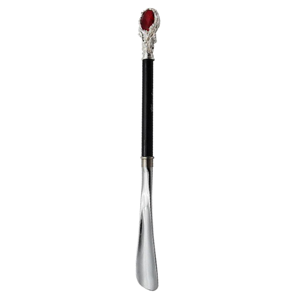 NKlaus Maritieme schoenlepel 70cm driedelig van hout en messing goud lengte verstelbaar 11731