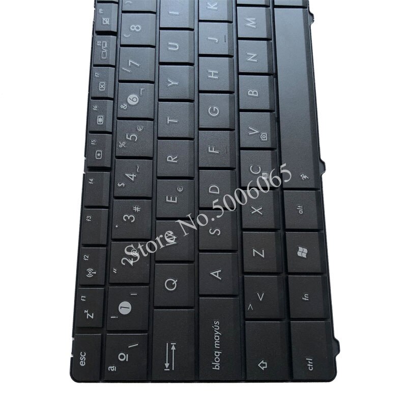 Spanisch Laptop Tastatur für Asus X53 X54H k53 A53 N53 N60 N61 N71 N73S N73J P52 P52F P53S X53S A52J x55V X54HR X54HY N53T Schwarz