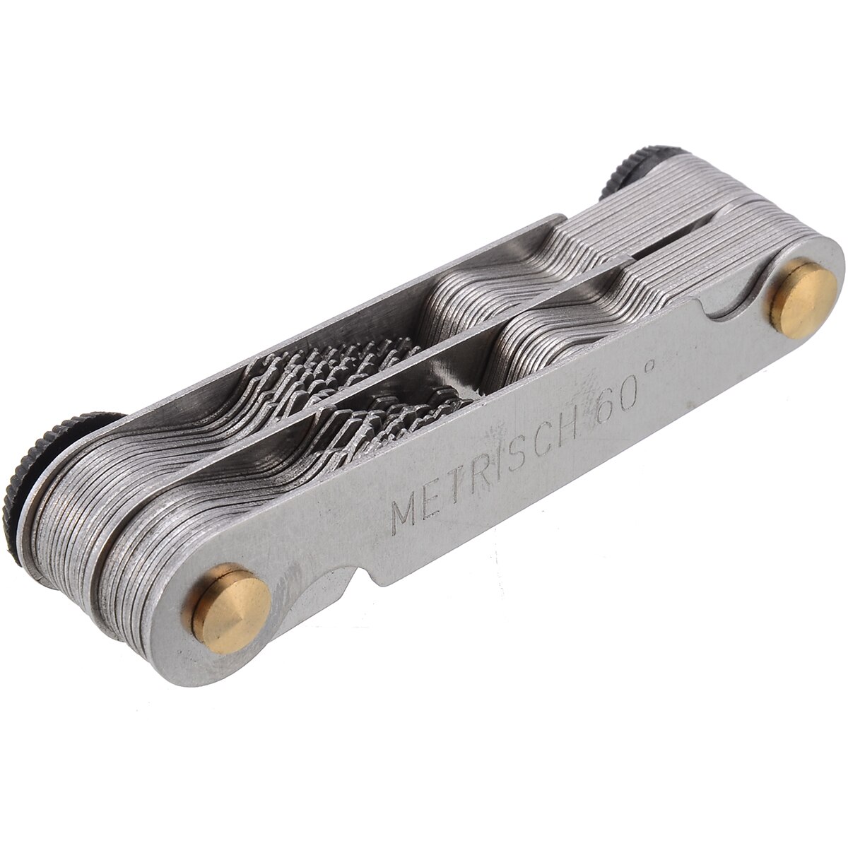 52 Blades Thread Measuring Gage 60 & 55 Degree Metric Whitworth Screw Pitch Gauge For Measure Tool