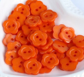 100 stks/partij Maat: 13mm Snoep Cartoon Bloem Knoppen voor Craft Baby Kinderkleding Knop Handgemaakte Scrapbooking Decoratie (ss-568): Koper