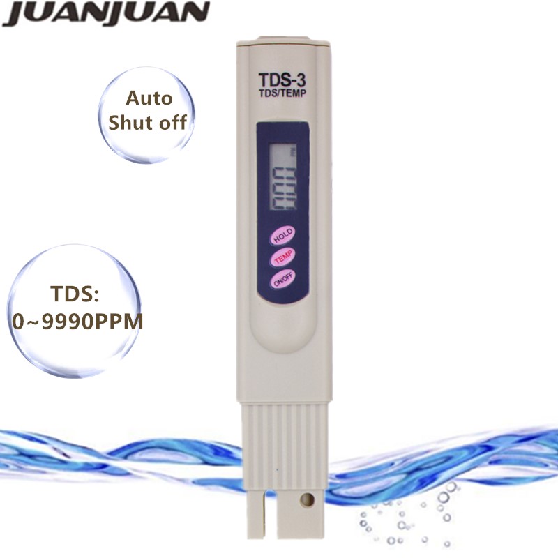 Tds måler vann testere tds 3 filter pinne vann renhet penn temp ppm tester basseng drikkevann leie måle verktøy 2% av