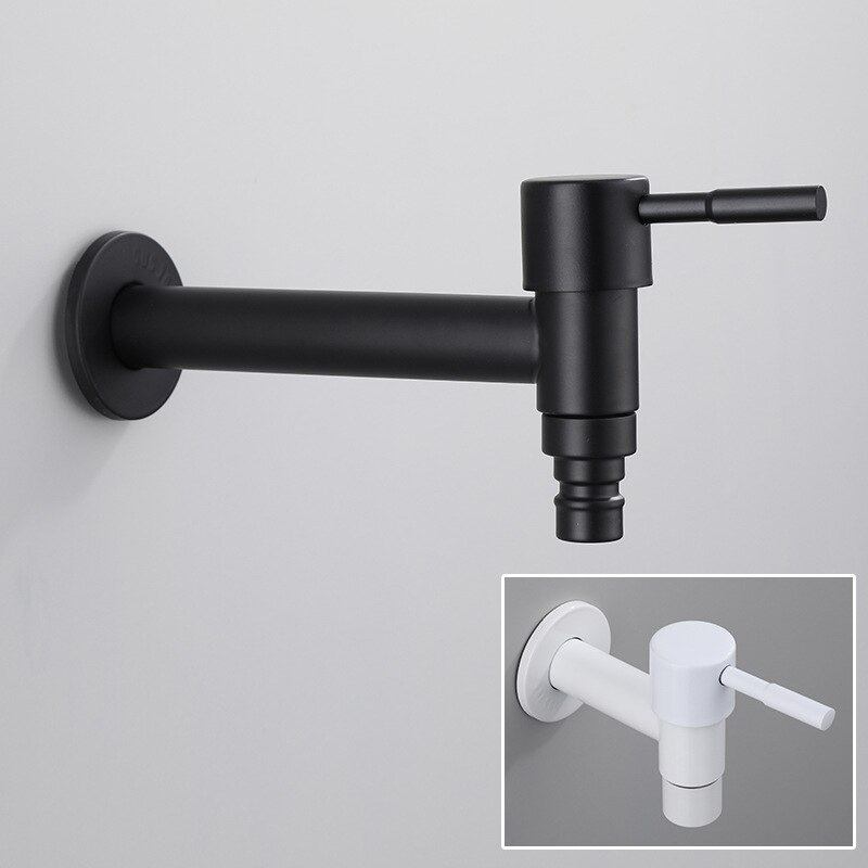Stainless Steel Wall Mount Faucet Washing Machine Bibcock Brass Water Saving Decorative Outdoor Garden Mop Taps Torneira Parede