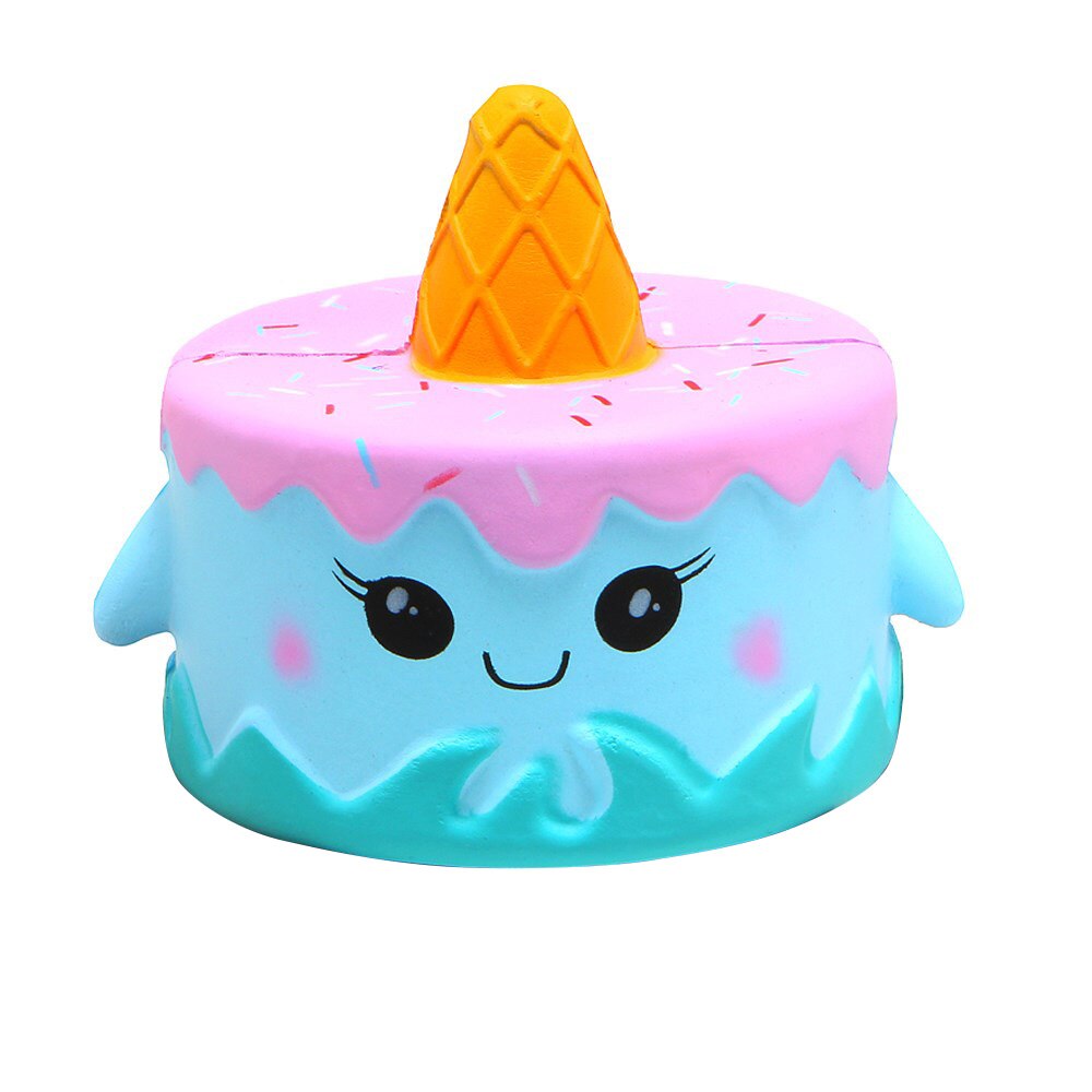 12 cm Galaxis Nette Karikatur Hirsch groß Squishy Einhorn Kuchen Jumbo Spielzeug Langsam steigend Creme Duft quetschen Spielzeug Für Chlidren: einstellen 20