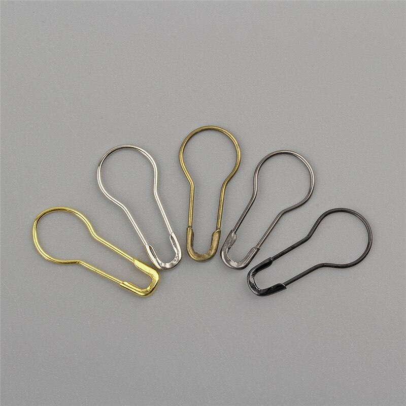 1000 stuks/doos veiligheidsspelden metalen veiligheidsspelden zwart zilver goud grijs anti koper kalebas speld kraal naald spelden diy accessoires