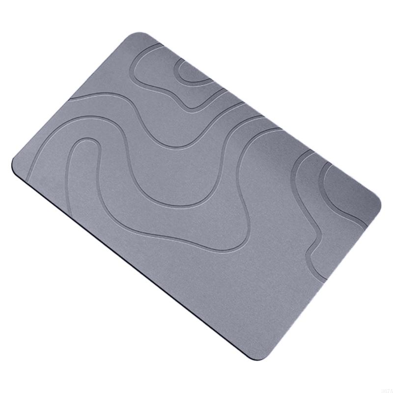 367A Badmat Sneldrogende Diatomeeënaarde Badmat Sterk absorberende badkamerdeurmat: Dark Gray / 500MMx800MM