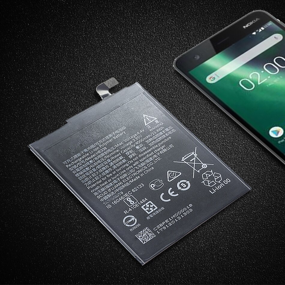 er338 4000mAh praktisch Batterie Für Nokia 2 Batterie Ersatz