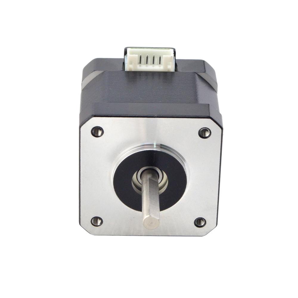 STEPPERONLINE-Motor paso a paso Nema 17, dispositivo de 39mm, 42Ncm, 1.5A, 12V, Nema17, 4 Plomo, para impresora 3D CNC XYZ