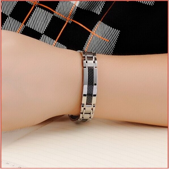 Starbeauty Homens Pulseira De Aço Inoxidável Moda Estrela Pulseiras e Braceletes Homem Braclet para O Marido Namorado Presentes da Jóia