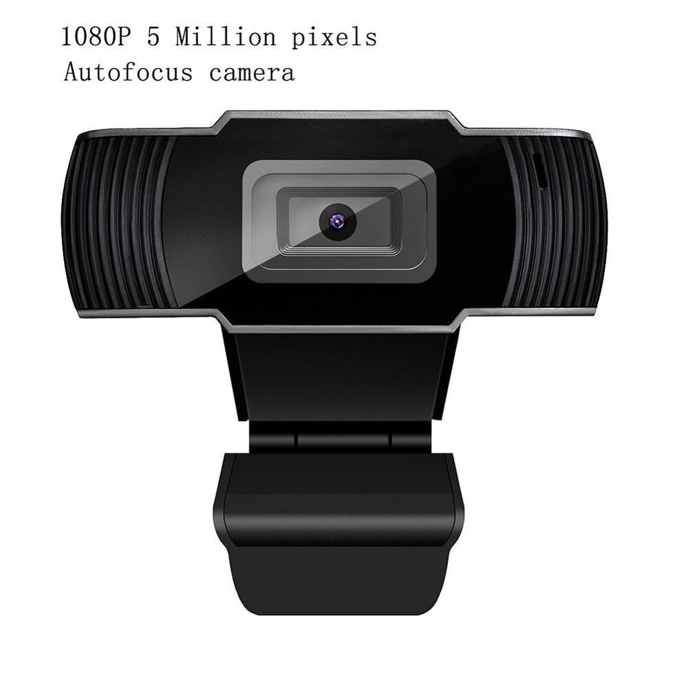 Webcam hd 1080p com microfone usb3.0, câmera de 5mp, foco automático, chamada de vídeo com microfone para computador, pc, notebook, para vídeo conferência, netreuniões