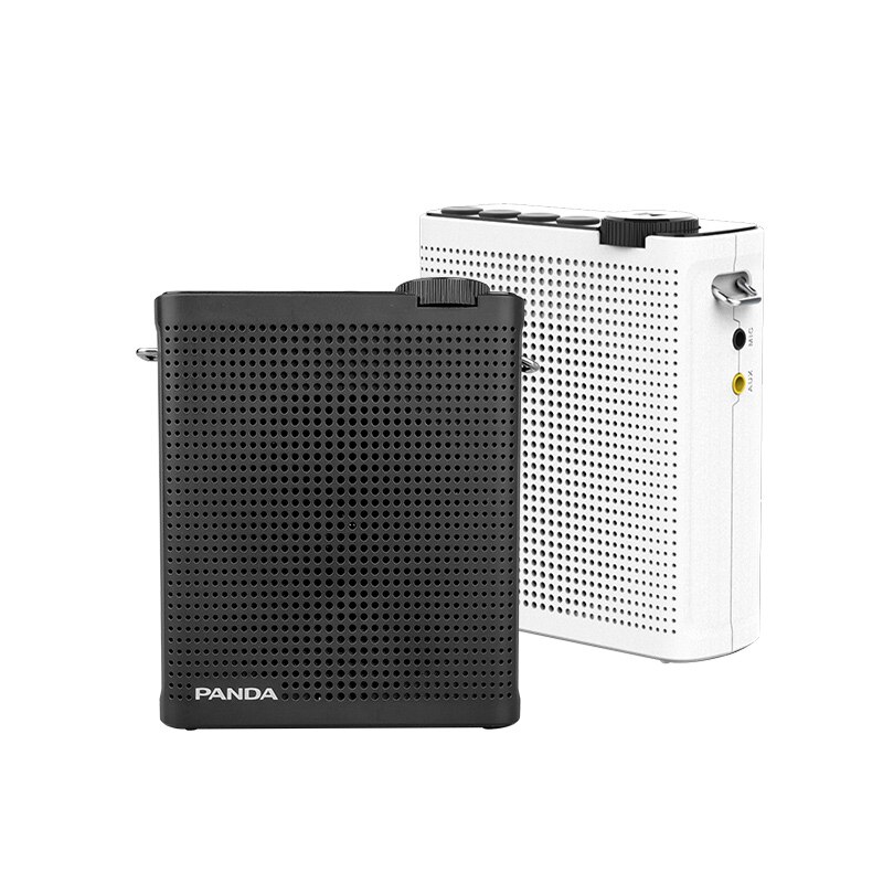 Panda – amplificateur vocal 2200mAh, lecteur de musique Portable, enseignement, , mégaphone avec Support de micro TF AUX USB, Format MP3/WMA