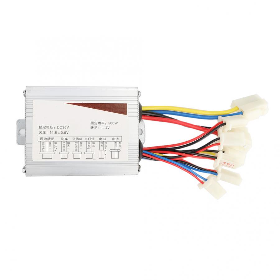 Controlador de velocidad del cepillo del Motor eléctrico de 36V 500W para Scooters bicicletas triciclos