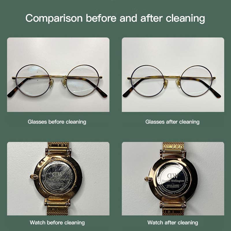 Household Ultrasonic Cleaner 45kHz Portable Retro Cleaning Machine Watch Glasses Jewerly Personal Care Ultrasonic Cleaner Device