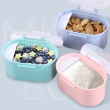 Bærbar baby formel dispenser melkepulver oppbevaringsbokser låve matte oppbevaringsboks butikk snacks godteri bokser