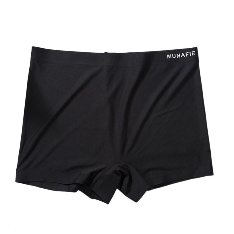 Women Under Skirt Shorts Soft Seamless Safety Short Pants Mid Waist Breathable Panties: B