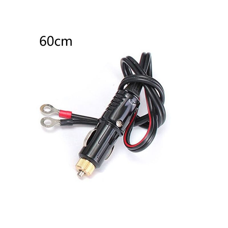 Car Male Plug Cigarette Lighter Socket Plug Connector Adapter Power Supply Cord XXFF