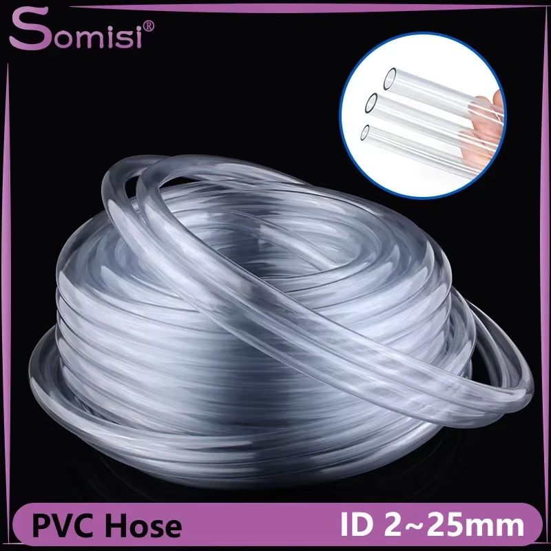 Transparante PVC-kunststofslangen waterpompbuis 2 3 4 5 6 8 10 12 14 16 18 20 25 mm binnendiameter PVC-buis