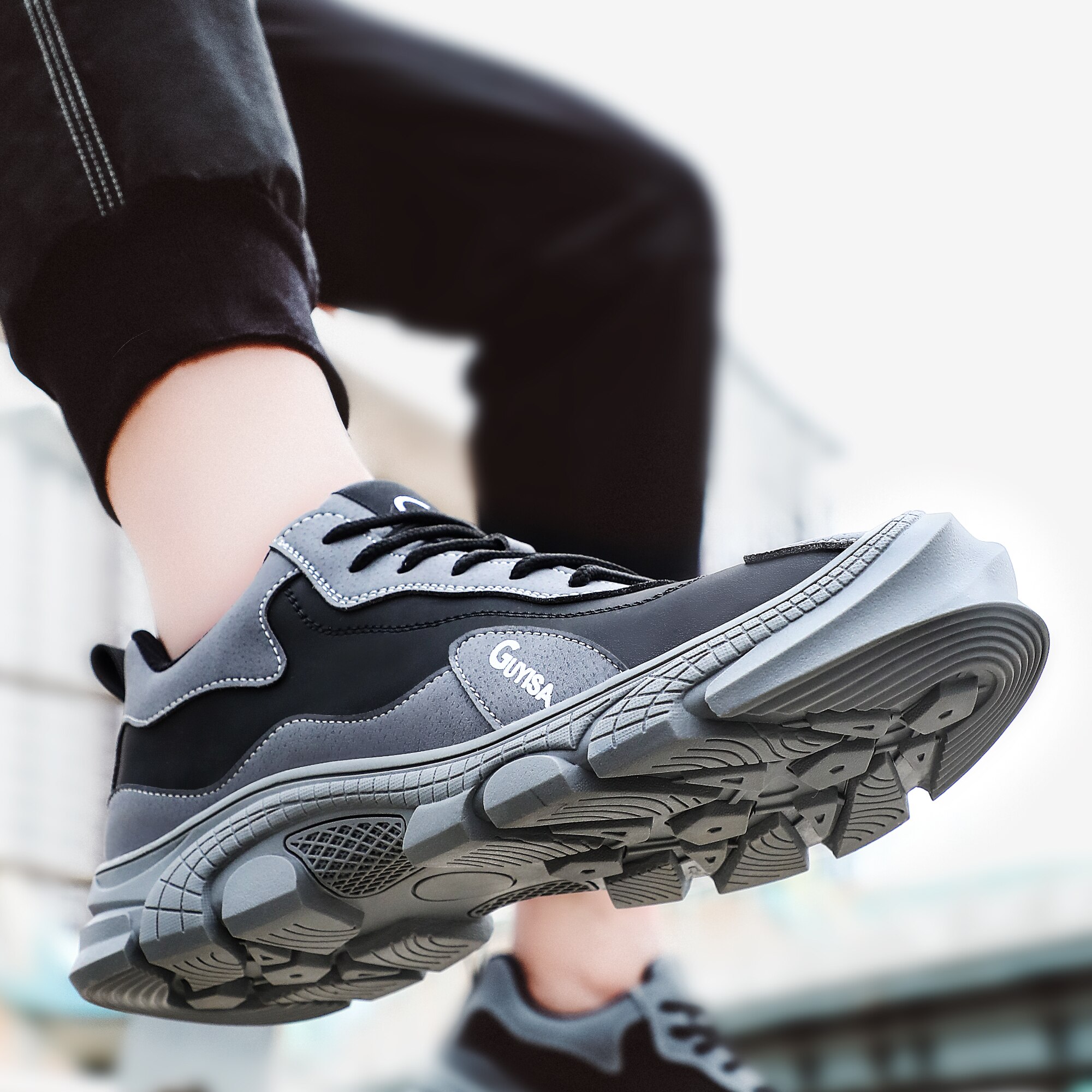 Veiligheid Schoen Lichtgewicht Constructie Industriële Voor Mannen Punctie Proof Comfortabele Anti-Smashing Sefety Werkschoenen Anti-Statische