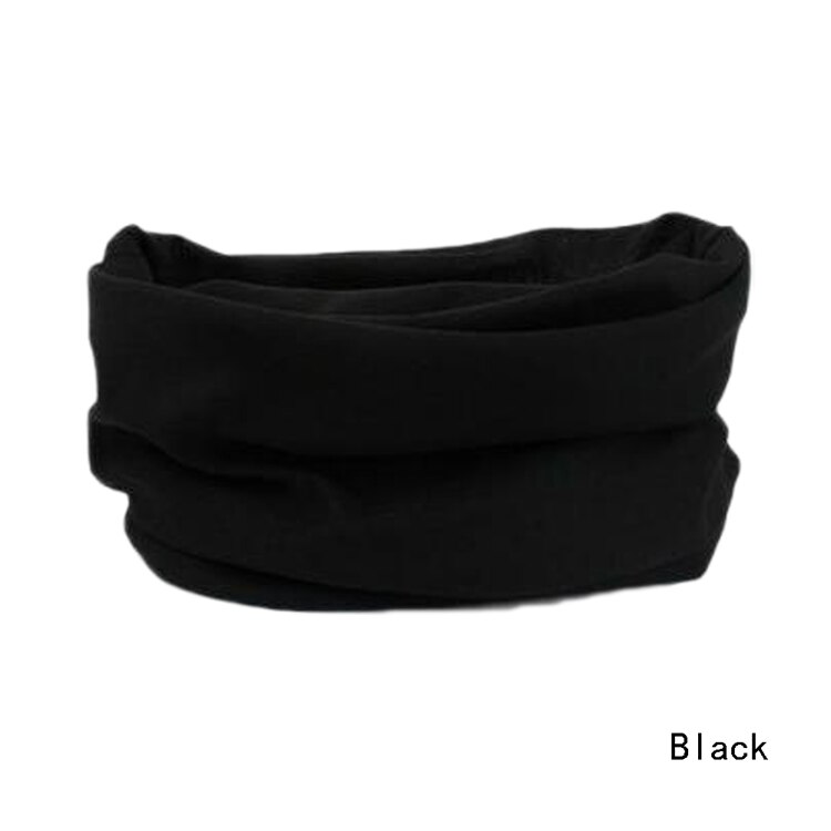 Scarf Riding Bicycle Motorcycle Bandanas Variety Black Turban Hood Magic Headband Veil Head Scarves Multi Function Ski Sport: black