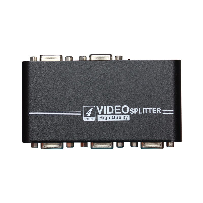 Divisor V1S4 VGA, 1x4, 1 pulgadas, 4 salidas, dispositivo de 450MHz, 1920x1440, 4 puertos, adaptador divisor de Monitor VGA 1x4