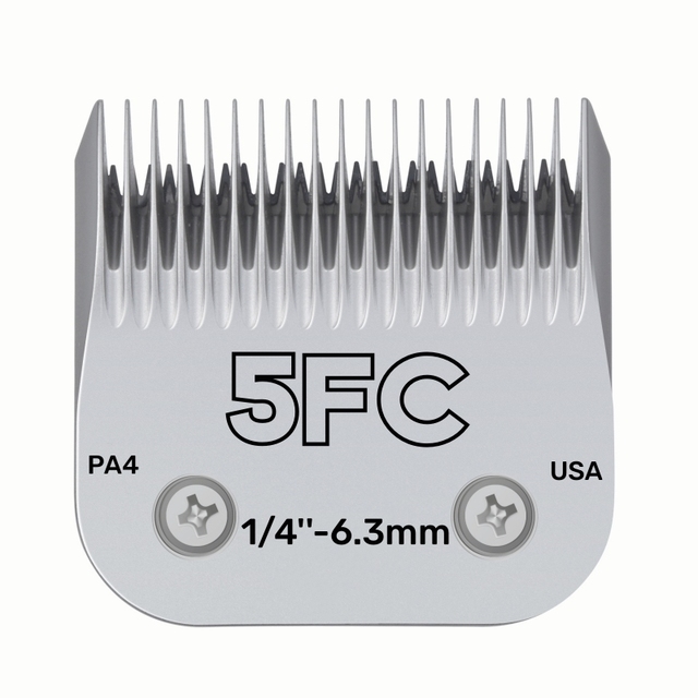3F 4F 5F 7F 9 # 10 # 30 # 40 # 50 # Cuchilla cortadora para perros y mascotas que se adapta a la mayoría de Andis,Oster A5,wahl km Clippers, cortadoras de animales: Caqui oscuro