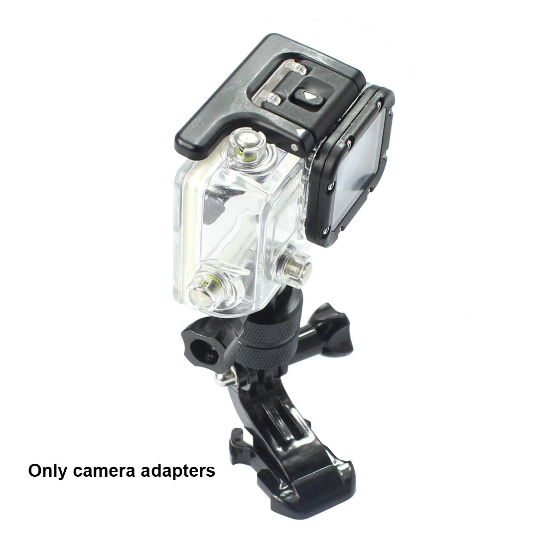 Montura de adaptador de trípode portátil de aluminio 360 grados ajustable giratorio accesorios de cámara giratoria para Gopro Hero