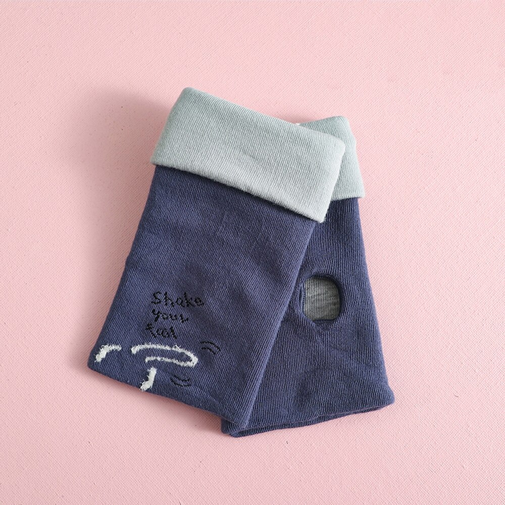 Rękawiczki bez palców kreskówka dinozaur kwiat z designem serca rękawiczki z dzianiny kobiety ciepłe zimowe różany palec ręka rękawice z jednym palcem: marynarka wojenna list