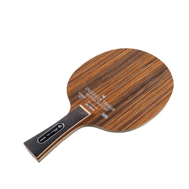 Pala de raqueta de tenis de mesa, 5 capas de madera + 2 capas de carbono, hoja de Ping Pong de alta velocidad para jugadores ofensivos de ataque rápido