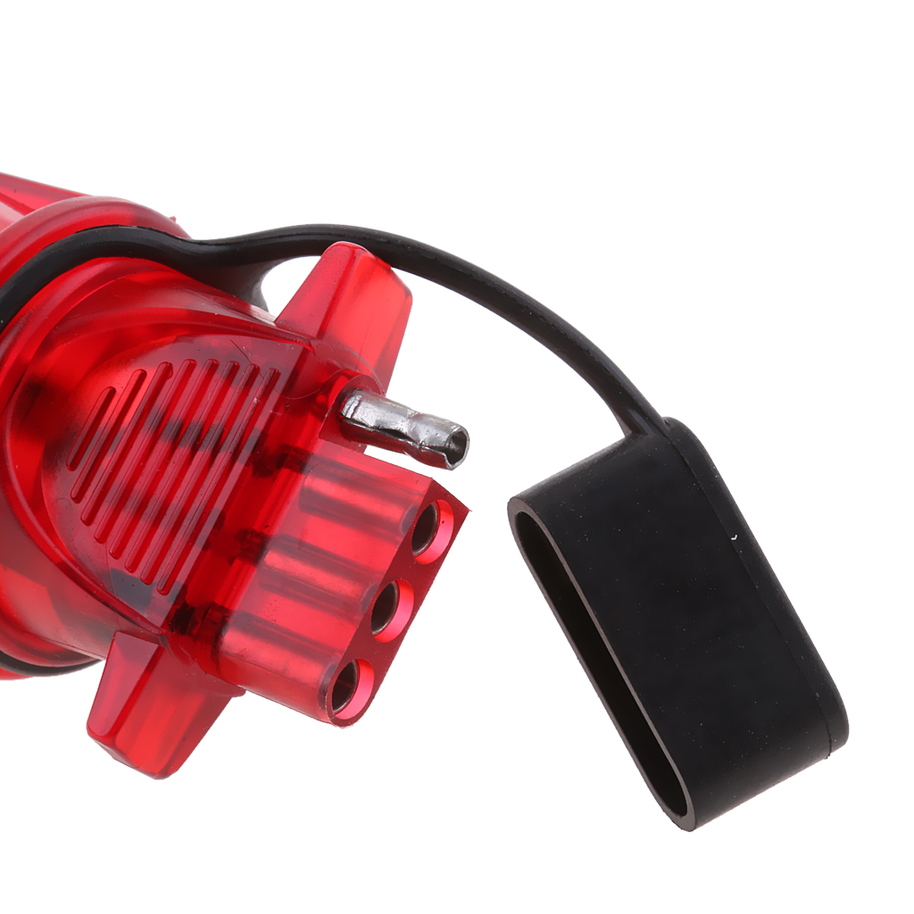 Trailer RV Motorhome Light Adaptor Converter 7 Pin to 4 Wire 4 Pin Flat Wiring Red Pure Copper Contact Point Environmentally