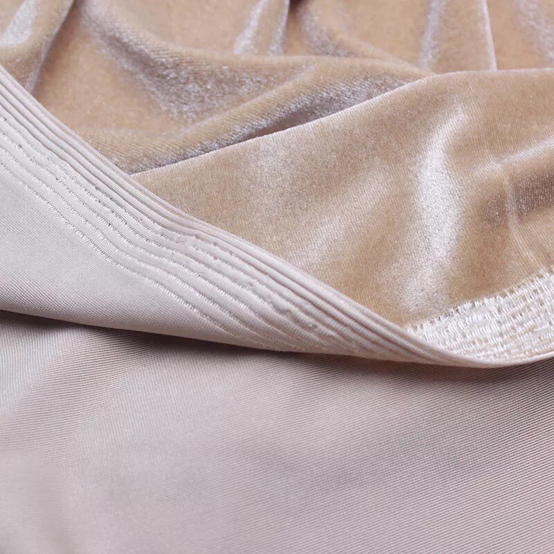 Tela de terciopelo elástico de lujo estampado de leopardo tela de terciopelo ropa de costura trajes tela artesanal