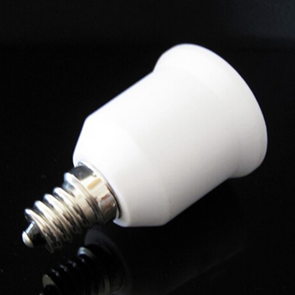 Fireproof Plastic Converter E12 to E26 / E27 Adapter Conversion Socket Socket Light Bulb Adapter Lamp Holder