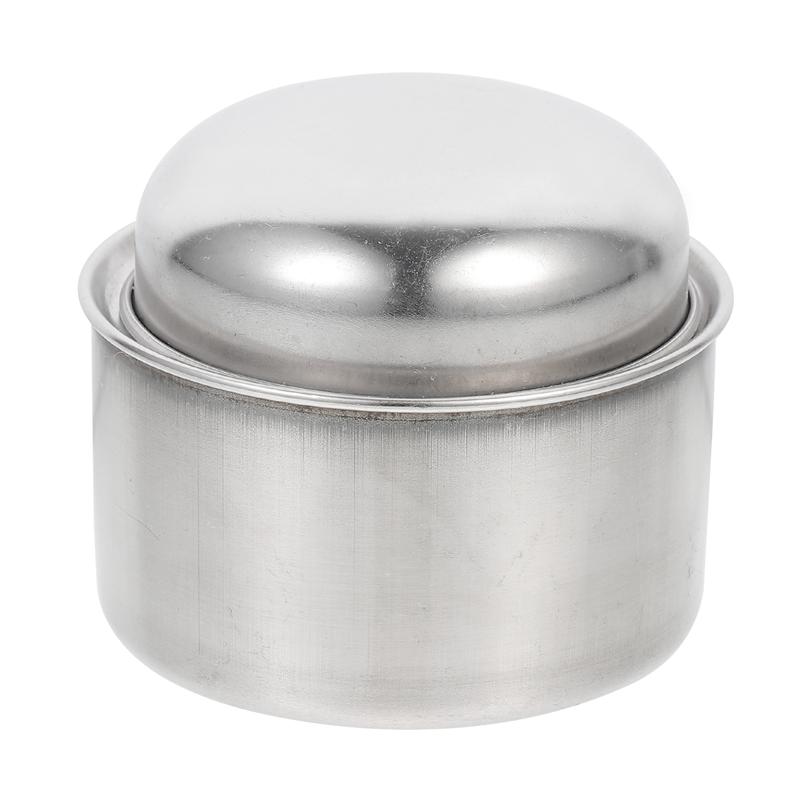 1 Set Stainless Steel Fuel Box Alcohol Stove Wick Fuel Holder Alcohol Burner Small Pot Fuel Furnace Core Stove Uses Cook Tea: Light Green